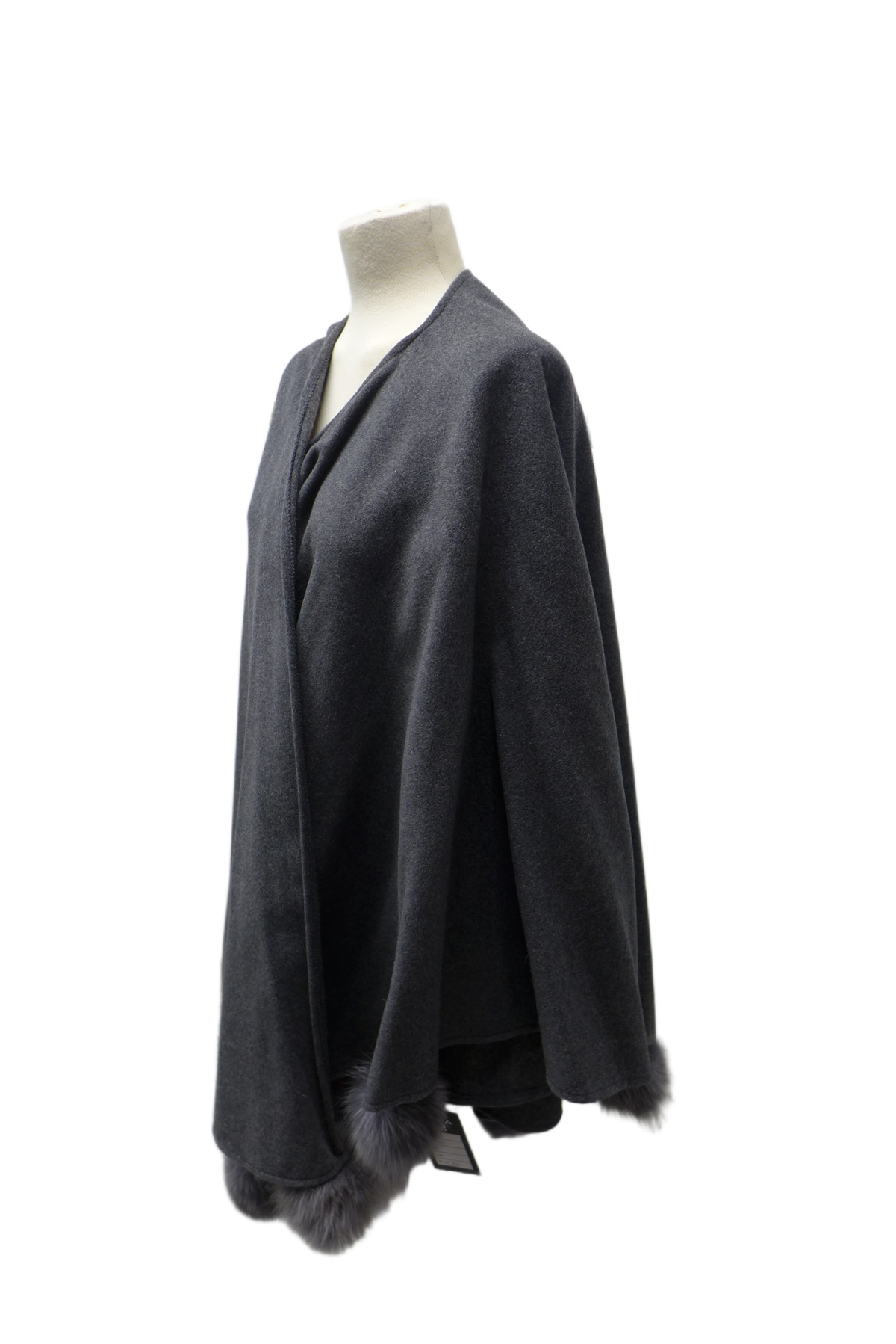 Pomponette gris anthracite